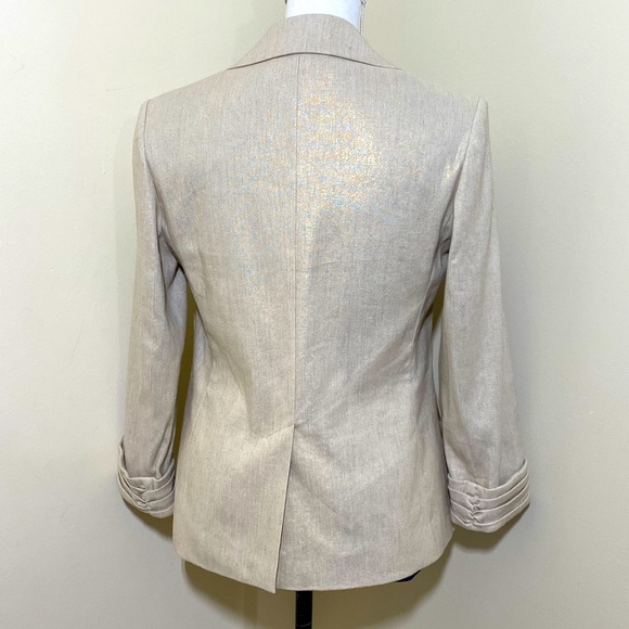 Alice+Olivia || Woman’s linen / cotton blend Blazer size Small - Picture 3 of 9